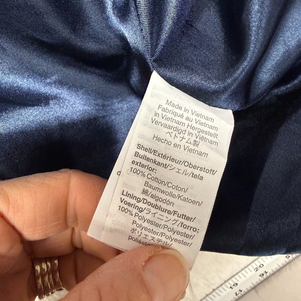 J.Crew Icon Trench Coat Womens 4 Lilac White Gingham Plaid Flirty Cute Party - Picture 12 of 16